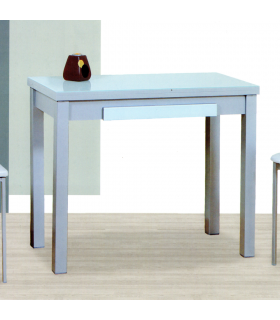 Mesa de cocina extensible con tapa de cristal Juan Reig 315 C Cocina Medida  Mesa 100x60 cm.
